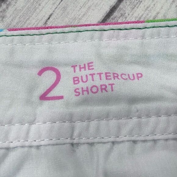 Lilly Pulitzer Buttercup Scallop Hem Shorts A Delicacy - Picture 8 of 11